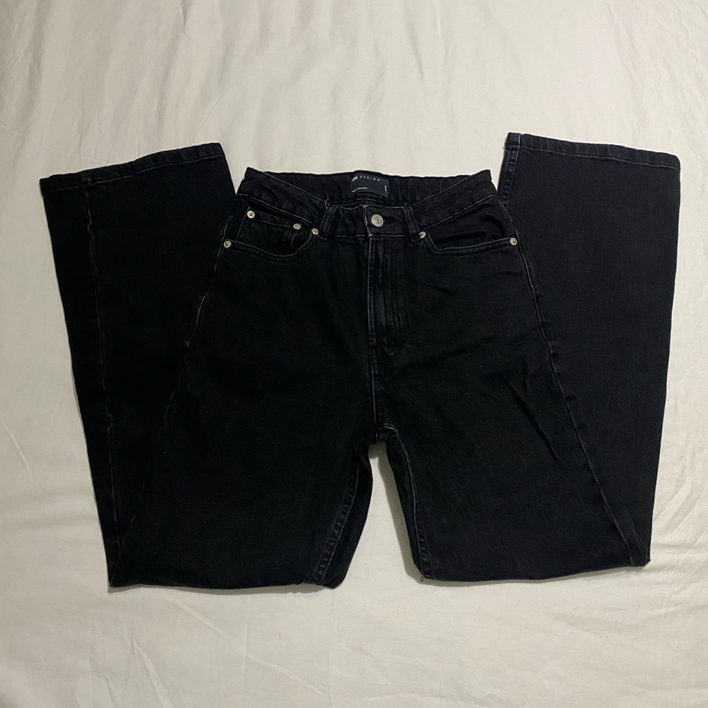 ASOS Black Women's Boot Cut High Waist Jeans